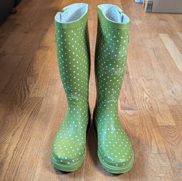 Chooka Rain Boots - Quirky Polka Dot Parade π§οΈπ’ - Picture 8 of 9